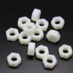 Nylon Hex Nut M3 10Pcs