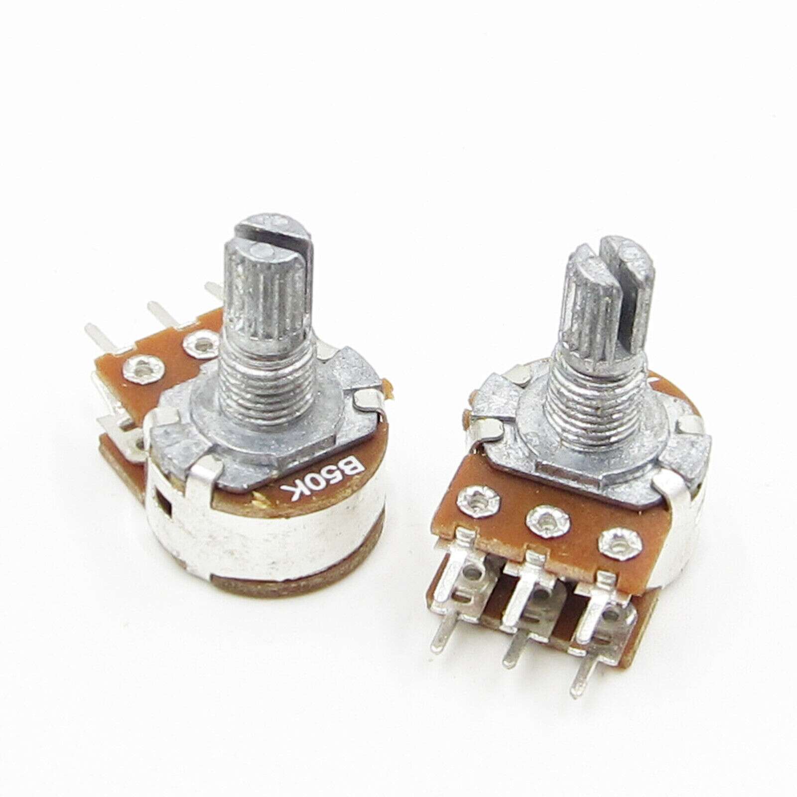 Dual Linear Rotary Potentiometer K Pin Mm Makers Electronics