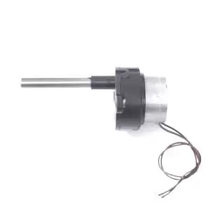 Low Speed Black DC Gear Motor Long Shaft 3.7V 15RPM 45mm - Image 2