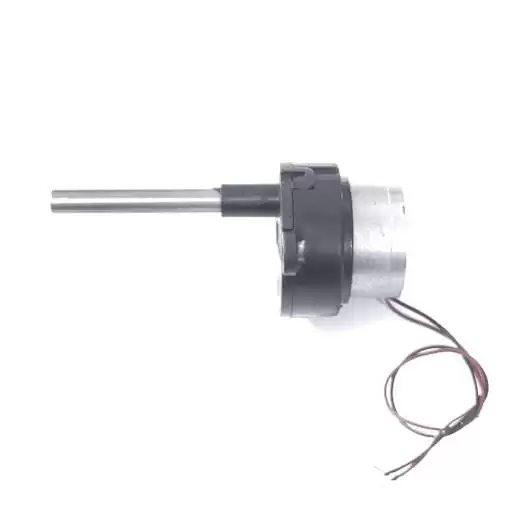 Low Speed Black DC Gear Motor Long Shaft 3.7V 15RPM 45mm - Image 2