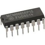 MCM4164BP15 64Kbit Dynamic RAM IC DIP 16-Pin