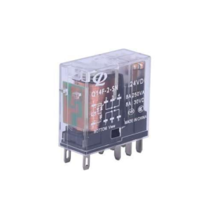 Q14F-2-SN 24VDC Power Relay 24VDC 8A 250VAC/30VDC 2Poles Non Latching 8Pin with Socket - Image 2