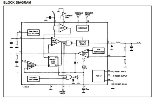 L296 DC-DC Converter Step-down type Adjustable 4A 9V~46V 5.1V~40V Multiwatt-15 - Image 3