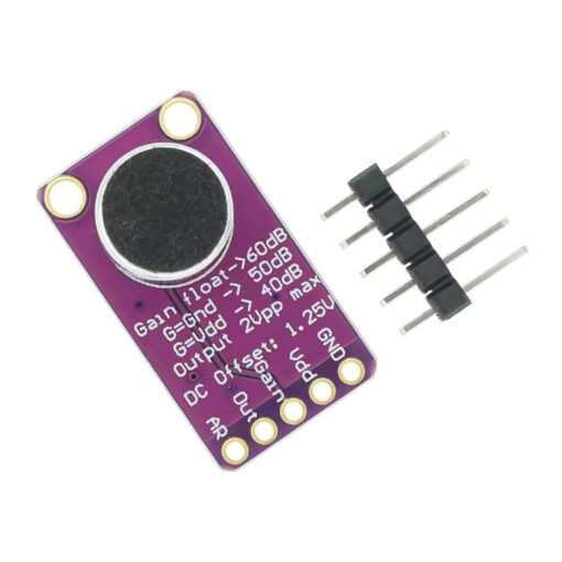 MAX9814 Microphone Amplifier Module with Auto Gain Control