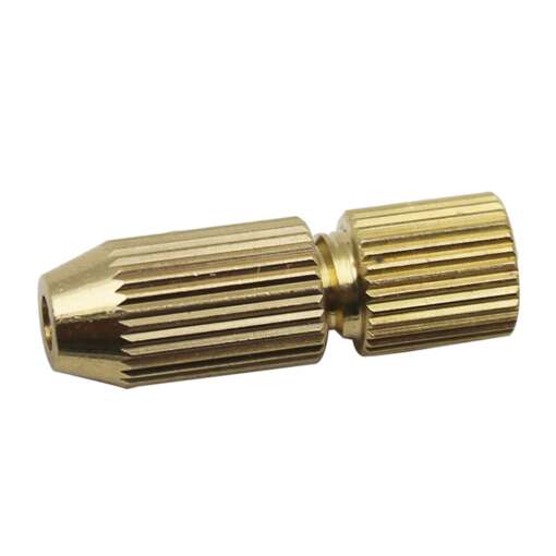 Brass Electric Motor Shaft Clamp, 3.17mm, Small Chuck Fitting for Micro Drill 1.0mm - Image 2