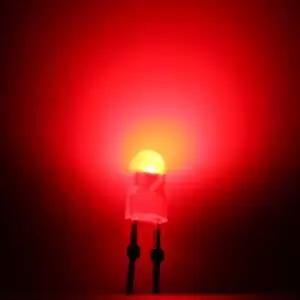 Oval Red LED 3.8x5mm - Image 3