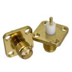 SMA-JZ-F-RP Reverse Polarity Straight Male Socket Flange Mount Connector