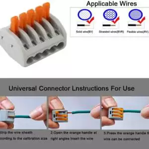 WAGO Connector PCT-215 for Cable Connection 5 Pin - Image 2