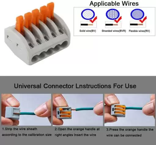WAGO Connector PCT-215 for Cable Connection 5 Pin - Image 2