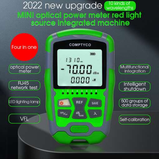 COMPTYCO AUA-MC70 Optical Power Meter -70~+10dBm with Lithium Cell