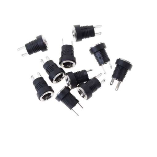 DC-022B DC Power Connector Female Socket 2 Pin 5.5x2.1mm - Image 3