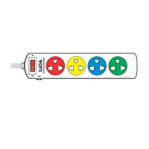 LiOA Common Expansion Outlet with Switch - 4 Outlets - 2200W (220VAC)/10A - 4SNW3.2.10