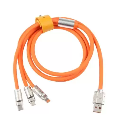 Fast Charging Data Cable 3 IN 1 (Lightning, Type-C & Micro USB) 6A 120W - Image 10
