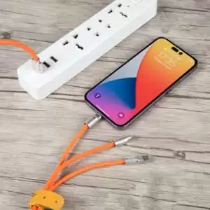Fast Charging Data Cable 3 IN 1 (Lightning, Type-C & Micro USB) 6A 120W - Image 4