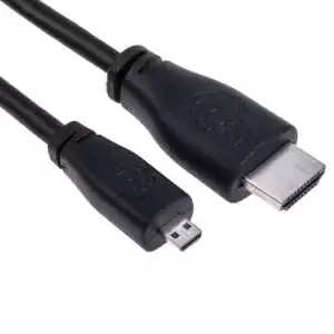 Micro HDMI Male to HDMI Male Cable 2M For Raspberry Pi (Original) - Image 2