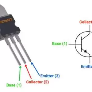MJE2955T PNP Power Transistor 60V 10A TO-220 - Image 2
