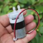Micro Water Pump 310 Self-priming Water Dispenser Motor 3.7V 0.8LPM 30Psi (Black)