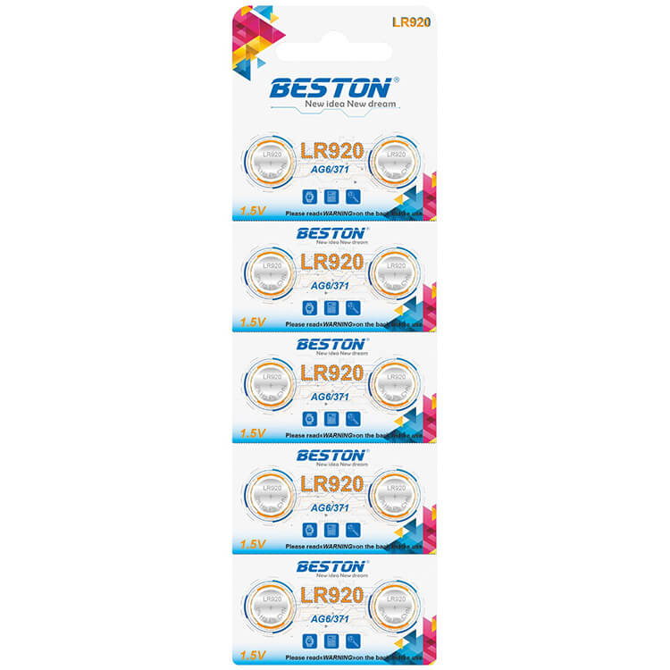 BESTON Alkaline Battery 1.5V 30mAh LR920/AG6/371 (2 Pcs) - Image 2