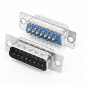 DA15 Wire Solder Male D-Type Connector 15 Pin 2 Row - Image 2