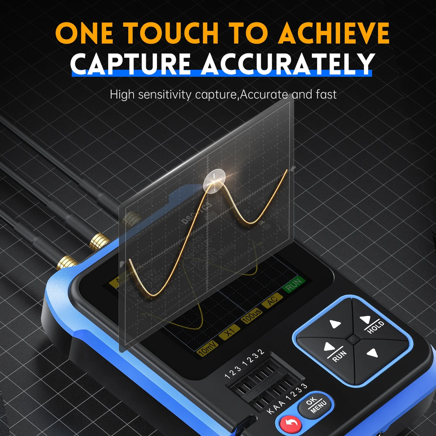 FNIRSI DSO-TC3 3 In 1 Handheld Multitester and Oscilloscope - Image 8