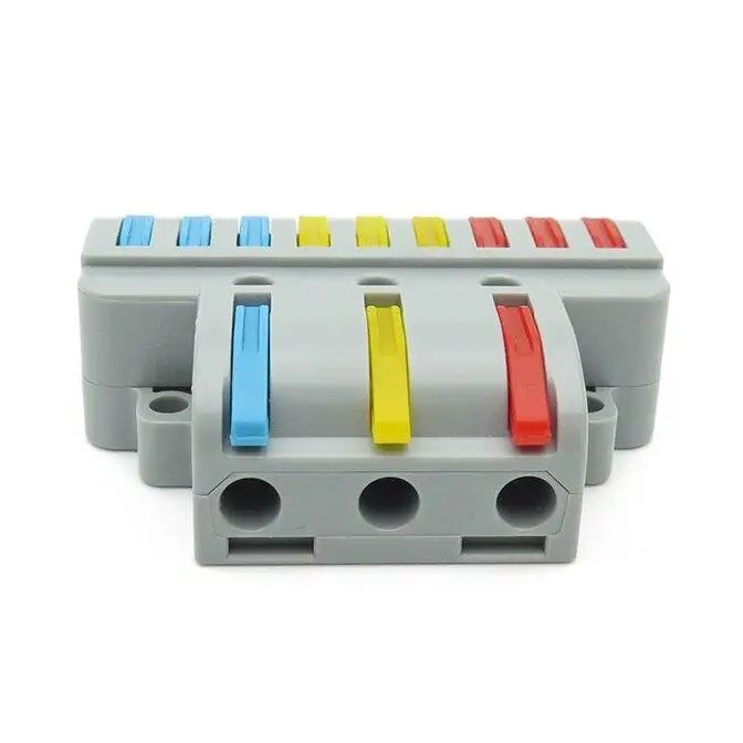 WAGO LT-933 Panel-Mount Wire Connector 3 In 9 Out - Image 5