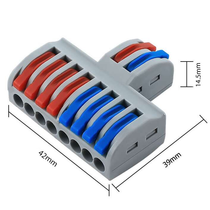 WAGO SPL-82 Panel-Mount Wire Connector 2 In 8 Out - Image 4