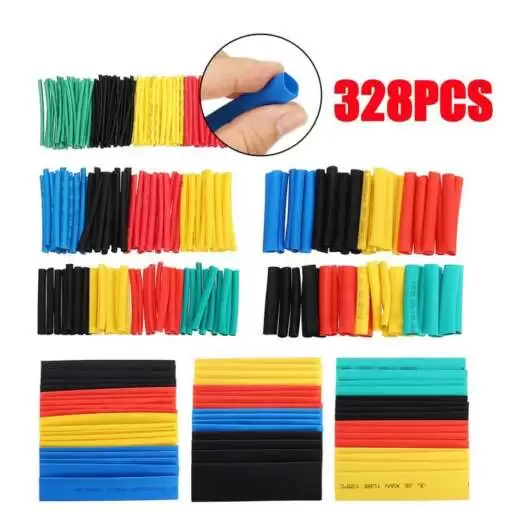 Heat Shrink Tubing Insulation Shrinkable Tube 2:1 (328 Pcs) - Image 2