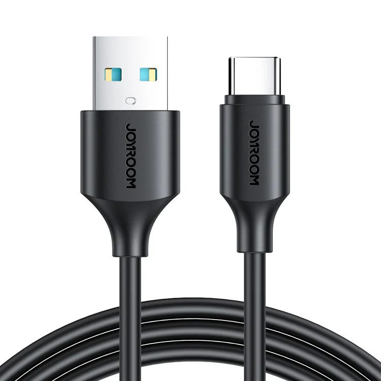 JOYROOM Fast Charging Data Cable USB-A to Type-C USB 1M 3A (Black)