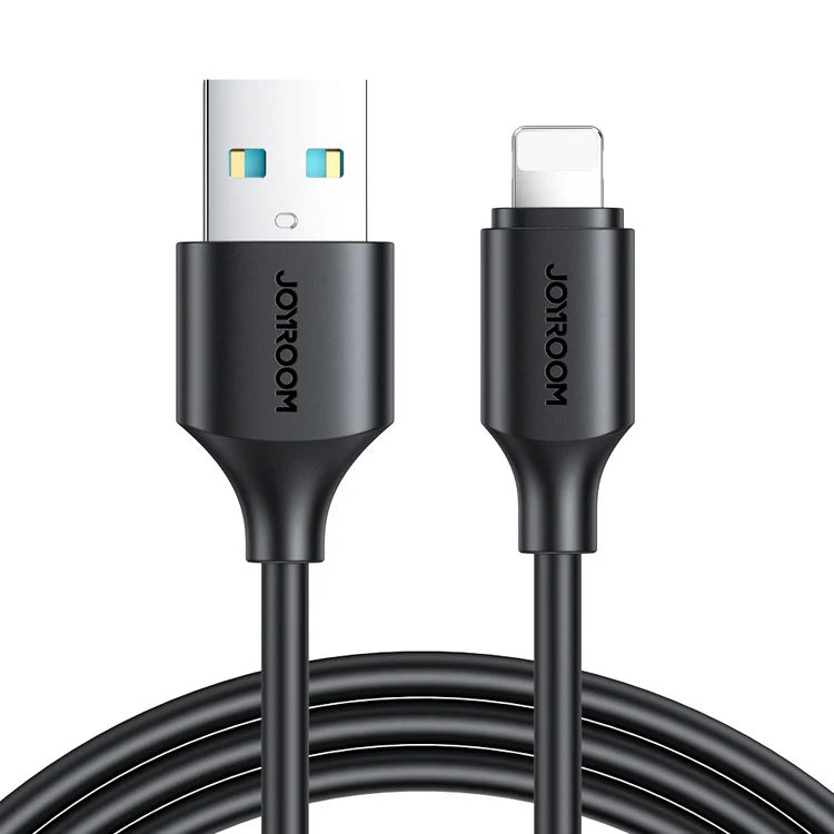 JOYROOM Fast Charging Data Cable USB-A to Lightning USB 1M 2.4A (Black)