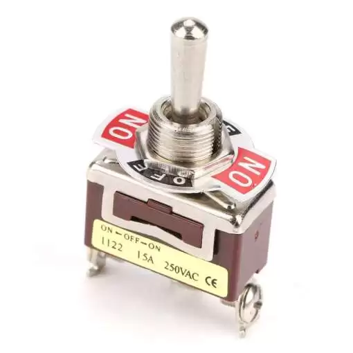 Toggle Switch 3 Pins 15A E-TEN1122 (ON/OFF/ON) - Image 4