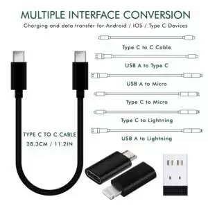 Multifunctional Fast Charging Data Cable Set 60W - Image 4