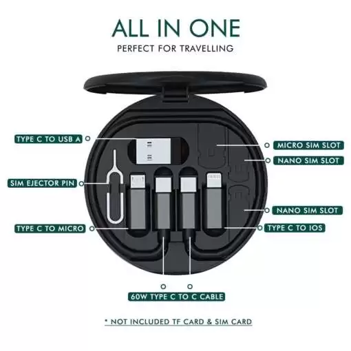 Multifunctional Fast Charging Data Cable Set 60W - Image 2