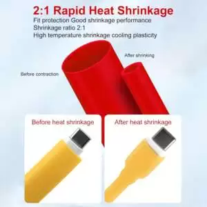 Heat Shrink Tubing Insulation Shrinkable Tube 2:1 (328 Pcs) - Image 7