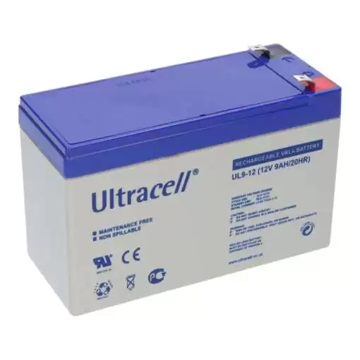 Ultracell Lead Acid Battery 12V 9Ah/20HR