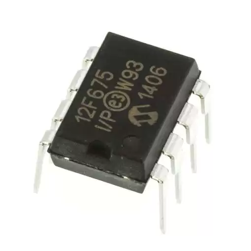 PIC12F675-I/P 8-Bit Microcontroller IC DIP-8