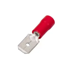 Insulated Male Blade Crimp Terminal MDD 1.25-250 (10 Pcs)
