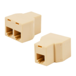 RJ11 6P4C Telephone Splitter 1 Female to 2 Female Socket