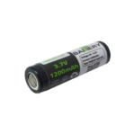 Li-ion Battery 3.7V Rechargeable (Recycled) 18650-1200mAh Black