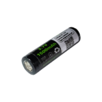Rechargeable 18650 Li-ion Battery 3.7V 1500mAh Black (Recycled)