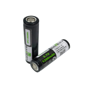 Li-ion Battery 3.7V Rechargeable (Recycled) 18650-1200mAh Black - Image 2