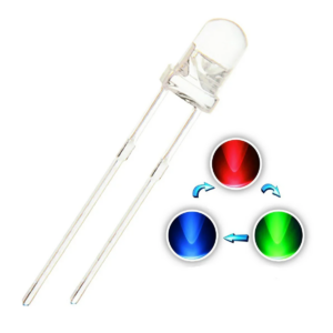 RGB LED 2 Pin 5mm - Image 2