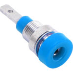 Panel Mount 2mm Banana Jack Female Blue