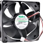Nidec DC Brushless Fan 80x80x25mm 24V 90mA 3 Pin U80T24MUA7-53J241 (Used Like New)