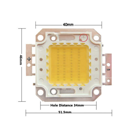 DC 12V High Power Warm White LED COB Chip 20W - Image 3