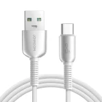 JOYROOM S-A9 Fast Charging Data Cable USB-A to Type-C USB 1M 3A (White)