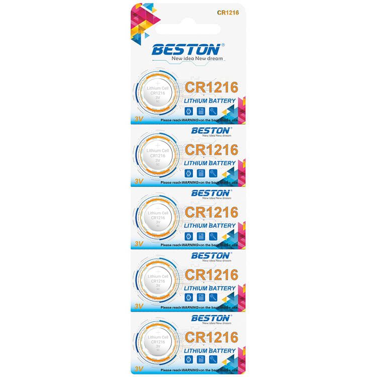 BESTON Coin Cell Battery CR1216 3V Lithium-32mAh - Image 2