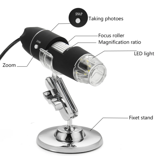 USB Digital Microscope with LED Illumination (1000X) - Image 3