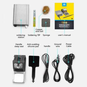 Digital Soldering Iron Station Kit T210 75W - Image 9