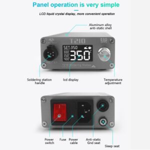 Digital Soldering Iron Station Kit T210 75W - Image 5