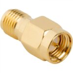 SMA Straight Adapter Male plug to Female Socket 50 Ohm (Full Copper)